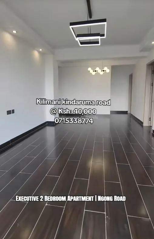 Kilimani kindaruma road 2 bedrooms to let - 2 bedroom houses for rent in kilimani