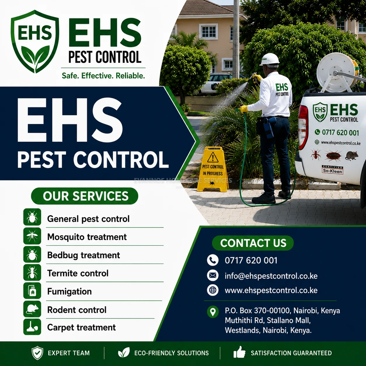 Pest control services provider
