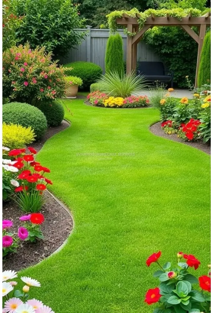 Landscaping design installation