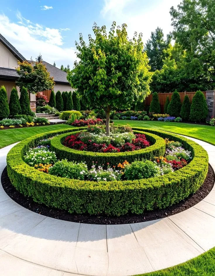 Landscaping design installation