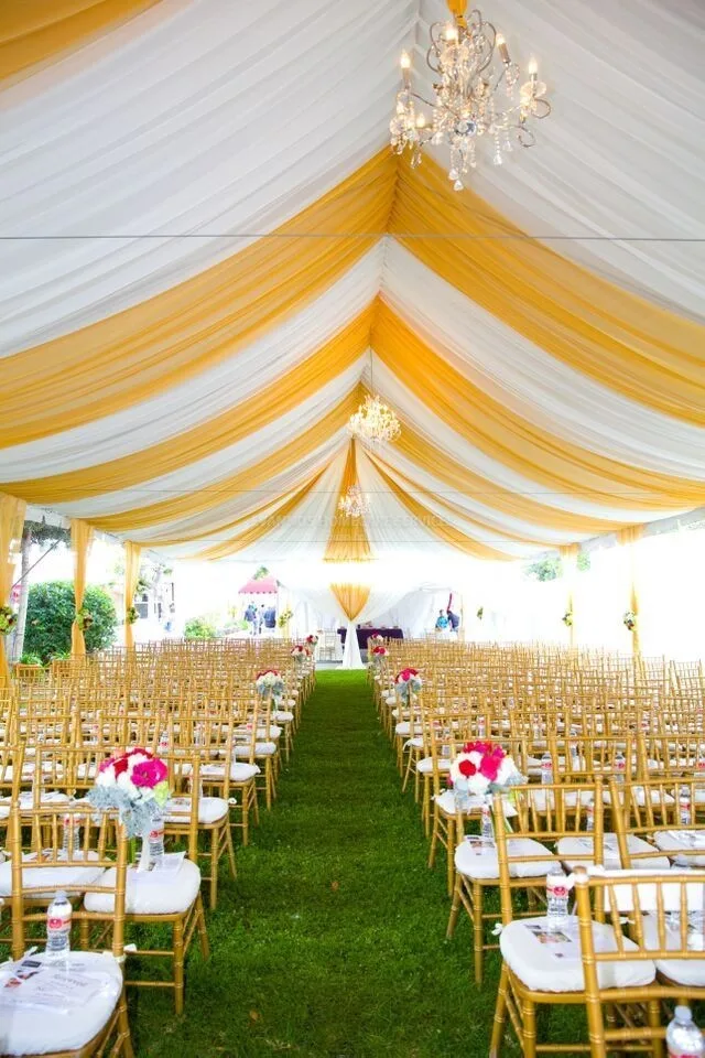 Tents and wedding planner services