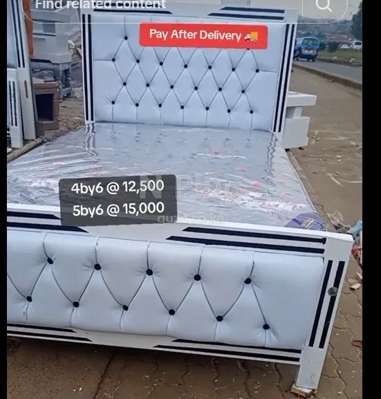 Modern King-Size Bed - best furniture shops in Nairobi kenya