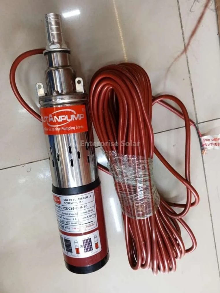 Solar Submersible Water Pump-60m Head - submersible solar water pump