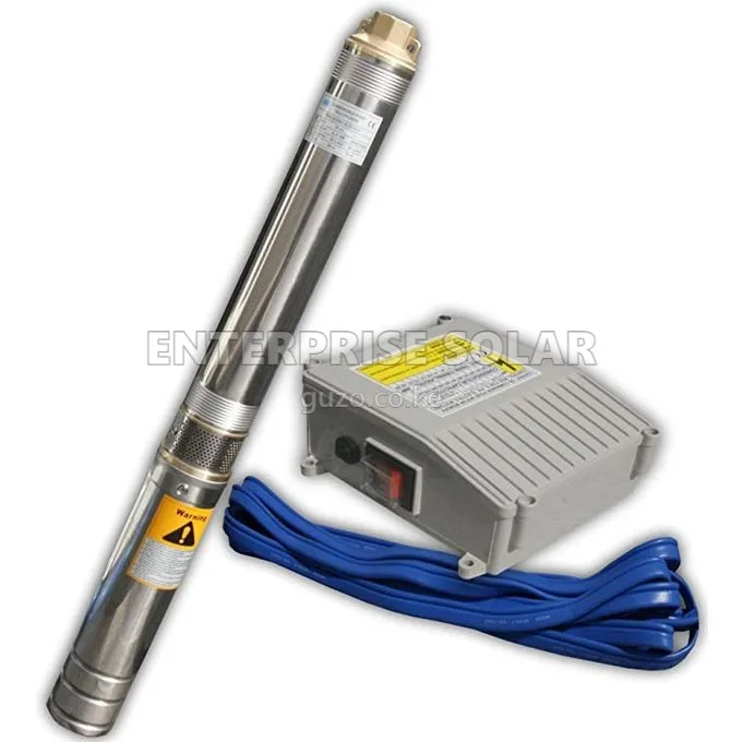 Kunda Dc Solarpump Model 90m Head 750watts With Control Box - Submersible solar water pump