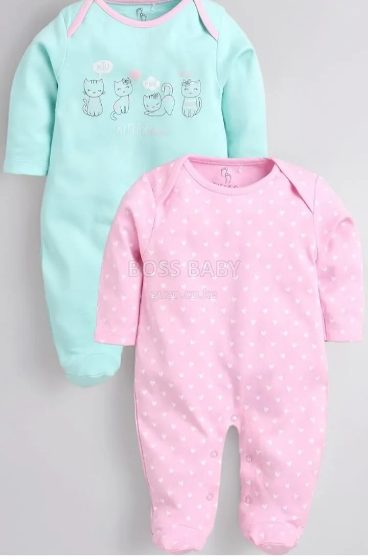 Cute Baby Romper Set – Soft Cotton Open-Leg Rompers - Baby shop in Nairobi CBD