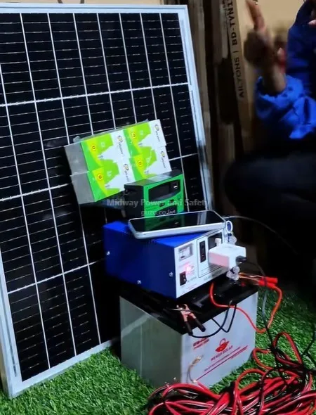 50W Home Solar Full Kit  - solar full kit prices in Kenya, Nairobi CBD