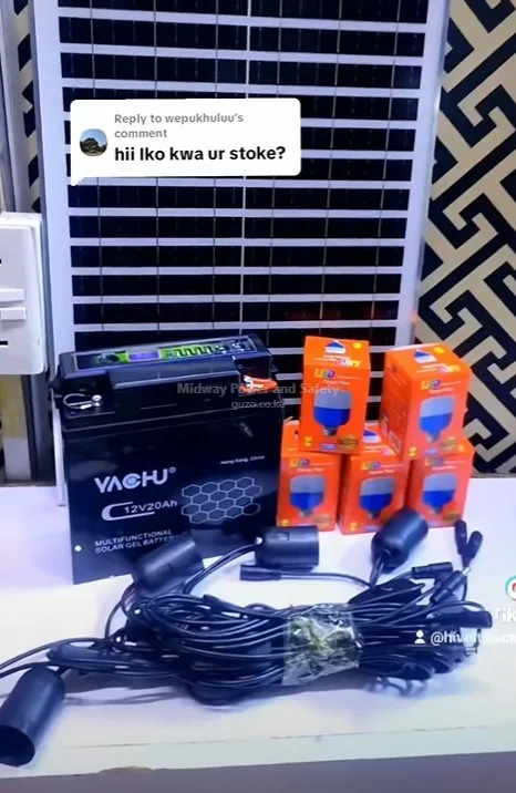 10h Complete Solar Lighting Package - solar full kit prices in Kenya, Nairobi CBD