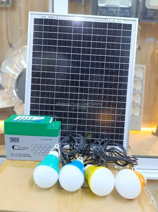 Solar security kit to give, lighting for up to 10hrs nonstop - solar full kit prices in Kenya, Nairobi CBD