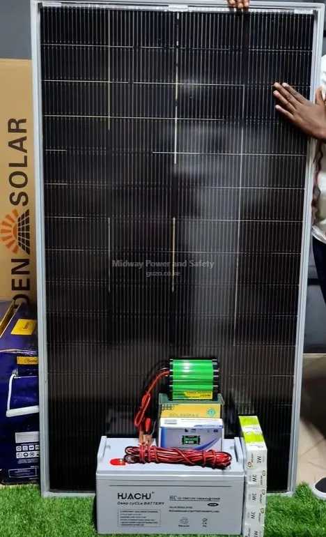 220 Watts Solar Panel Special All Weather Fullkit  - solar full kit prices in Kenya, Nairobi CBD