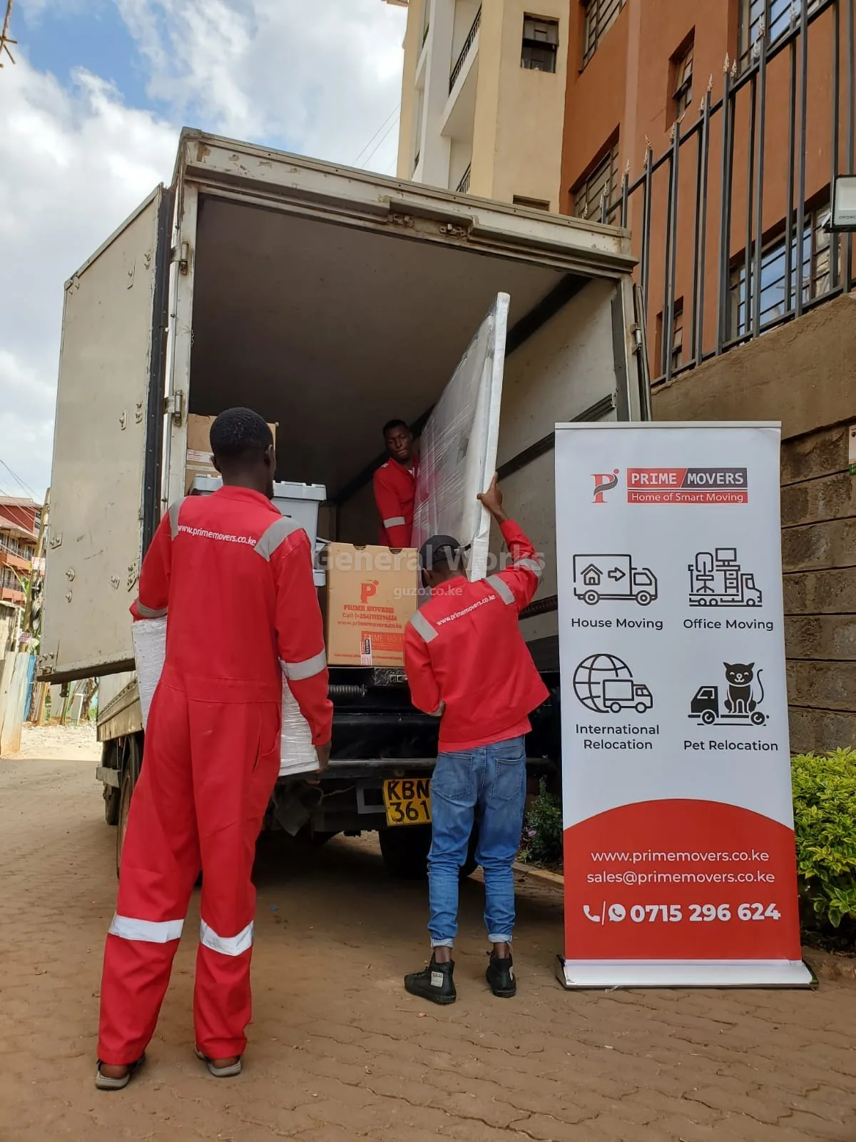 Prime Movers Kenya - house movers in Nairobi, office movers in Nairobi