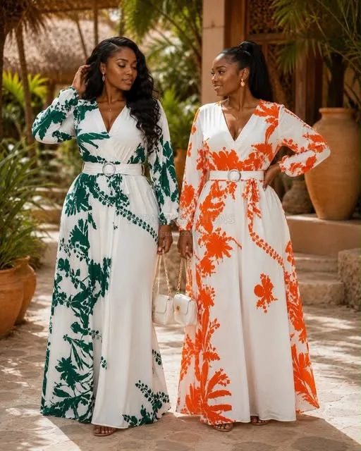 Elegant long and long sleeved women dress - dresses for ladies in Nairobi