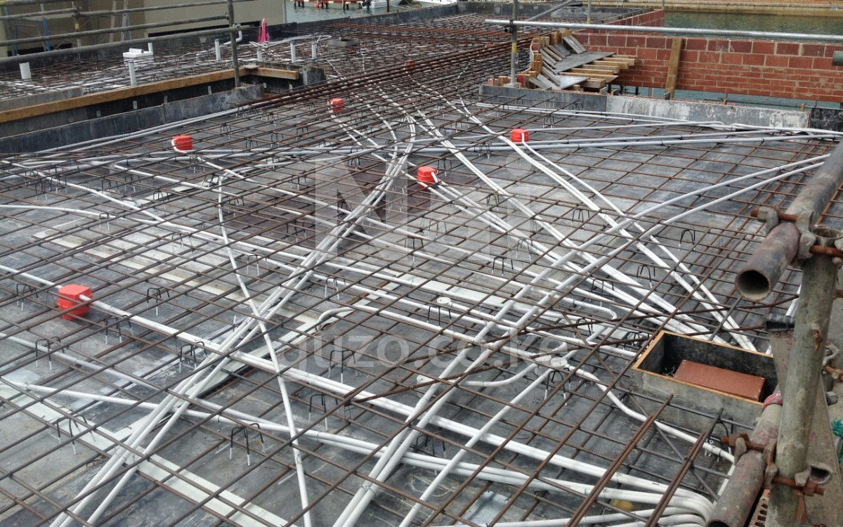 Electrical piping for flats Electrical piping for flats