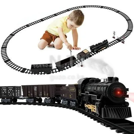 Battery Powered Model Train Set for Boys